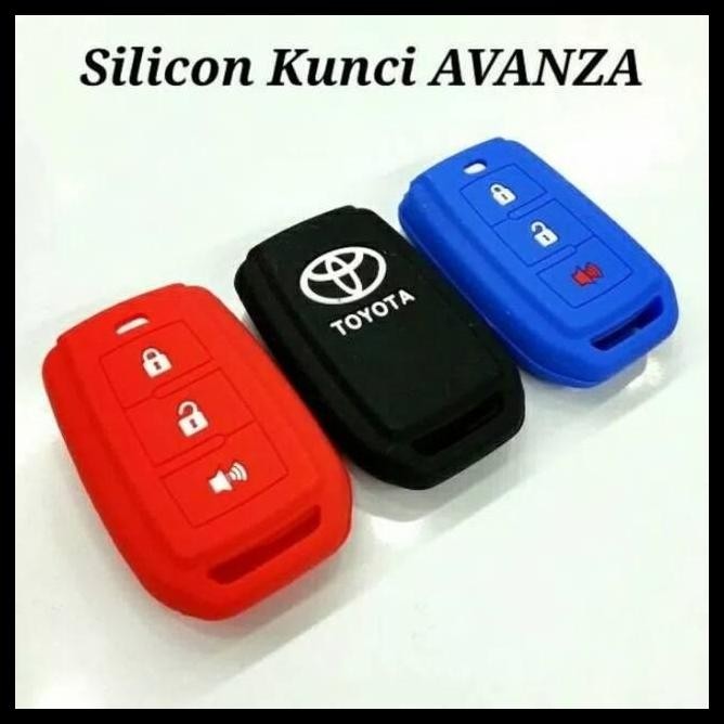 HOT DEAL SILICON SILIKON SARUNG KUNCI REMOT MOBIL TOYOTA ALL NEW AVANZA 2012 - 2014 BERKUALITAS 