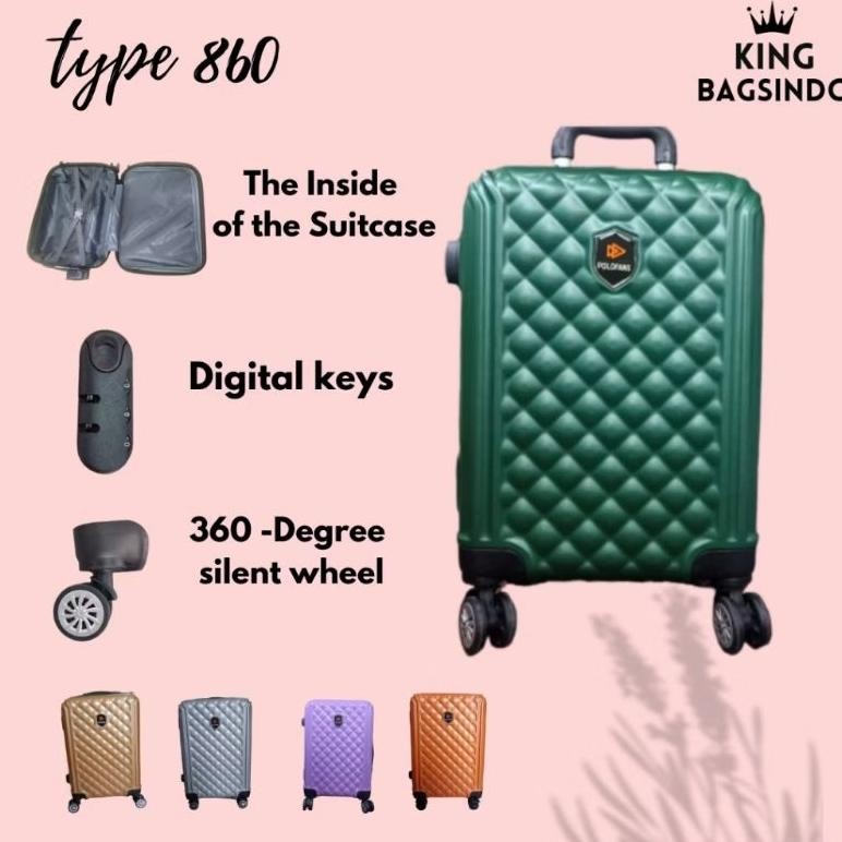 Terlaris Koper 18/20 Inch  Koper Kokoh Tahan Banting Koper Cabin Sedang Koper18 Inch Free Ongkir Jak
