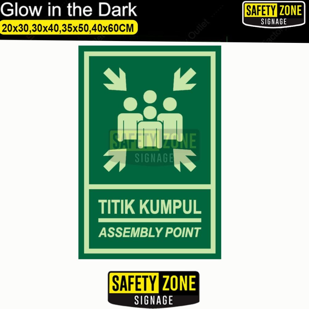 

Terlaris Sign Titik Kumpul Glow In The Dark (Plat Alumunium 1.2Mm)
