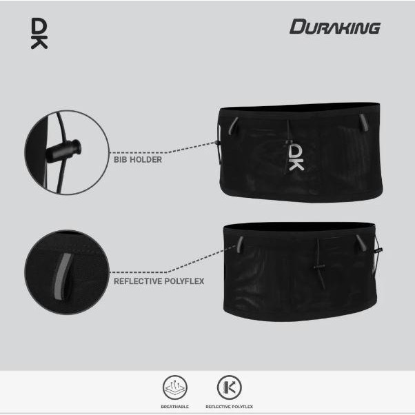 NEW Running Belt Sabuk Lari DURAKING V2 Unisex Black