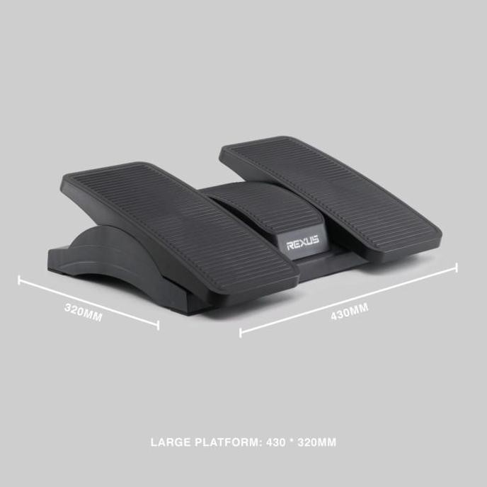TERLARIS - Rexus Angle Pedestal Ergonomic Footrest / Foot Rest / Footrest ergo / Rexus Pedestal