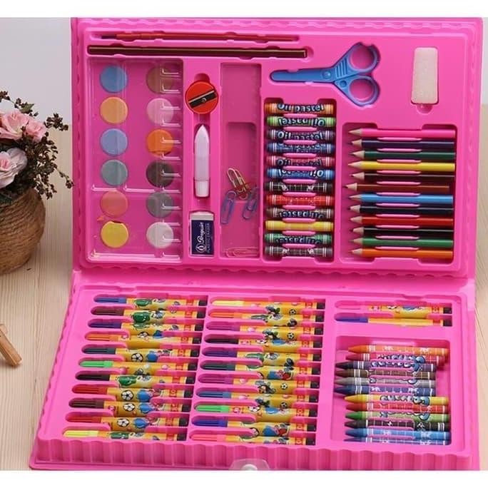 

CRAYON STATIONARY SET 86 PC ALAT TULIS MENGGAMBAR PENSIL WARNA ART SET