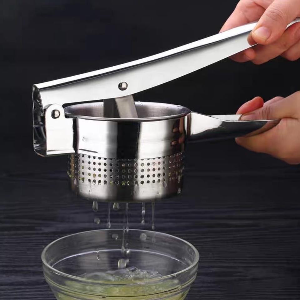 Horeca Mall Alat Pres Kentang Wortel Potato Masher Pemeras Buah Sayur Serbaguna Jus Manual