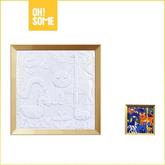 OHSOME - Set Melukis Ukuran Besar RELIFE3D Relief color painting series