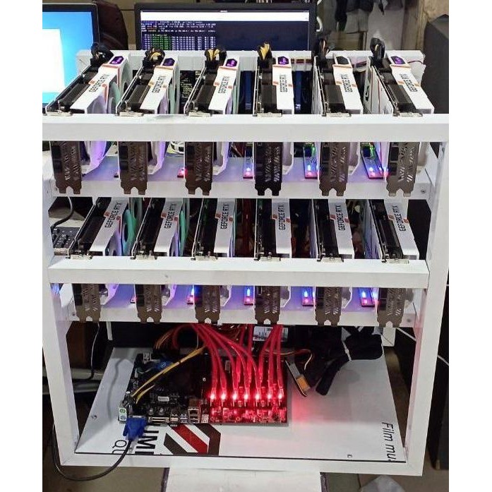 Mesin Crypto / Rig Mining Gtx 1660 Super/Gtx1660 Super 6Gb Paket 6 Vga Original Dan Terpercaya