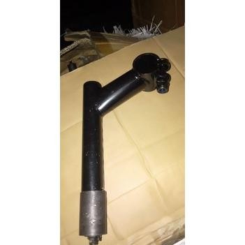 tiang stang stem pistol sepeda 22.2 hitam mtb