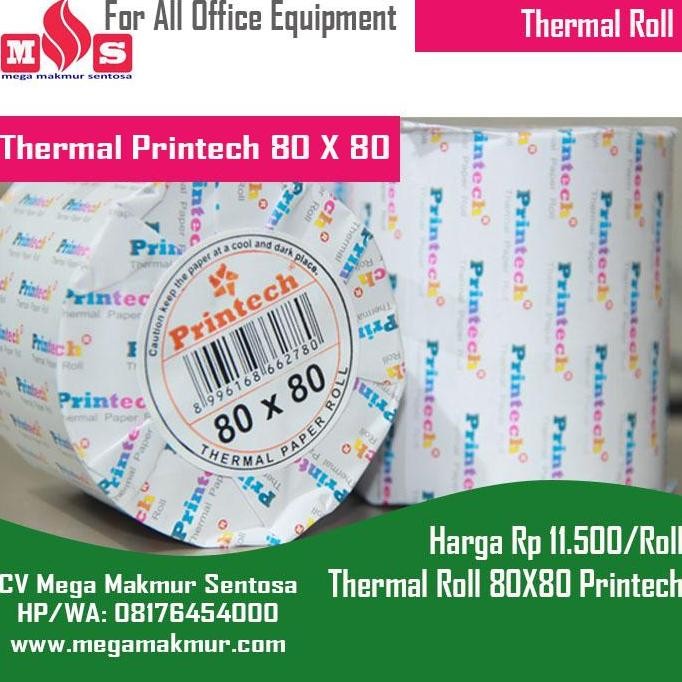 

TERMURAH - Jual Kertas Thermal 80 x 80 Printech