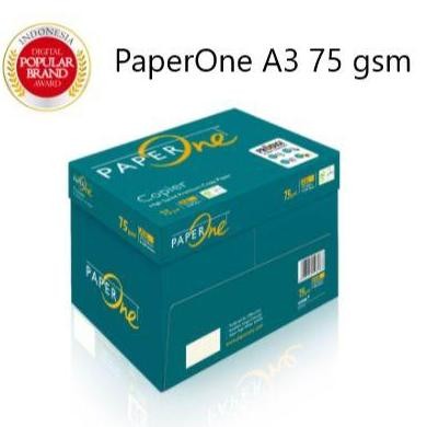 

[Grab/Gojek] Termurah! Kertas Copy HVS A3 70 / 80 g PaperOne / Box Dus