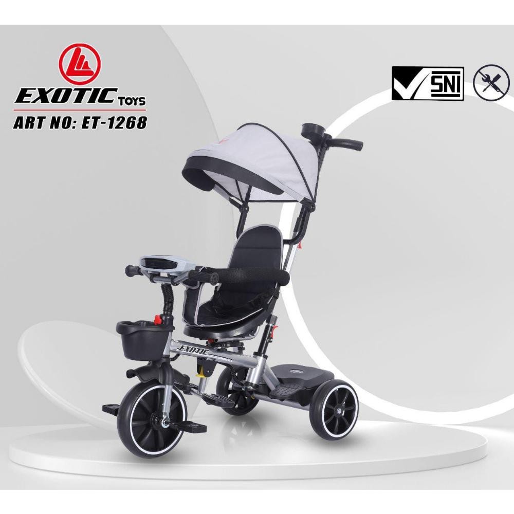 Terlaris Sepeda Anak Exotic Et-1268 || Sepeda Anak Roda Tiga Exotic Et-1268 || Sepeda Anak