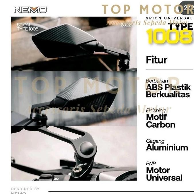 Accessories Kaca Spion Ducati Nemo 1008 Original NEMO KS