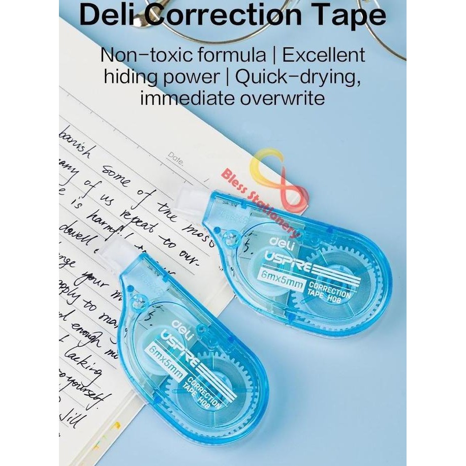 

Tipex Kertas 6 Meter Correction Tape Tipx Roll Tip-Ex Kering Tip-X