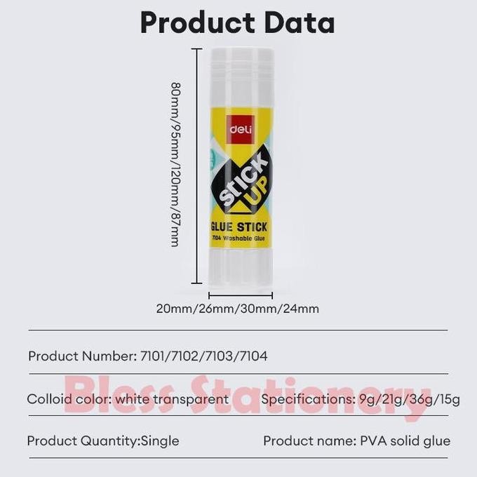 

Glue Stick Lem Stik Lem Deli Kertas Lem Anak Sekolah Lem Batang