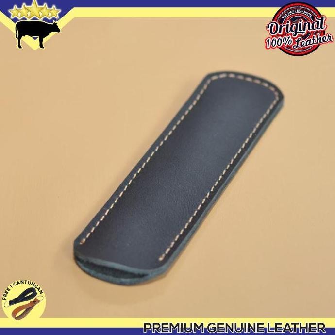 

Tempat Pensil Dan Pulpen Dari Kulit Sapi Asli Warna Hitam Leather Good