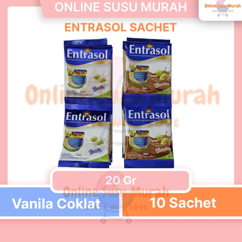 

ENTRASOL SACHET VANILA COKLAT 10 SACHET x 20 GRAM SSSC Nugi
