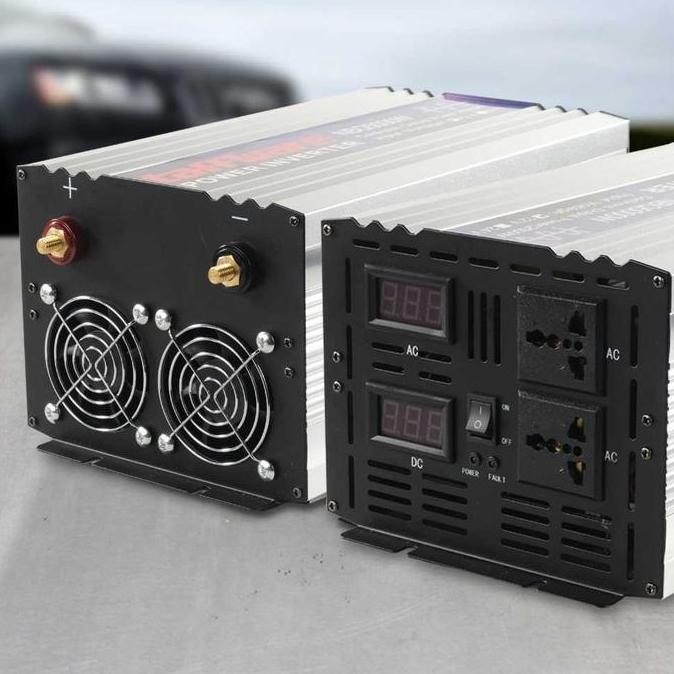 Stk Power Inverter Sinus Murni Taffware E Sine Wave Pengubah Arus Listrik Dc 12V To Ac 220V 5000 600