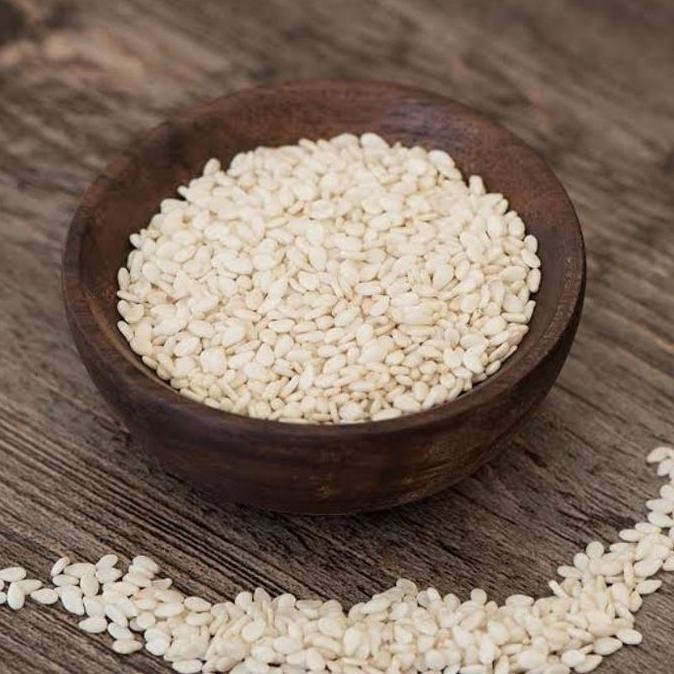 

wijen putih 1kg belum sangrai HT