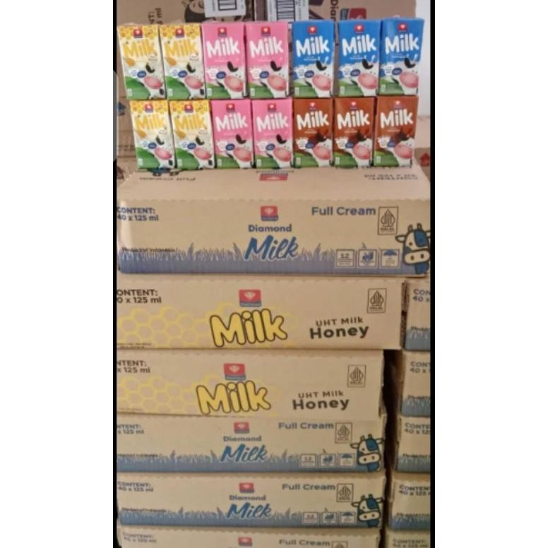 

Susu UHT Diamond 1 Dus 40 Pcs Rasa Enak Nugi