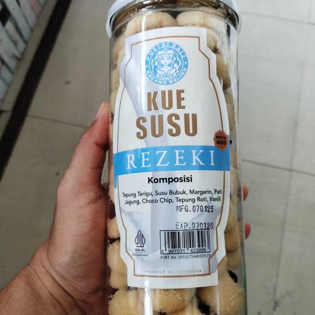 

Kue Susu REZEKI Poetri Bali 400gr Nugi