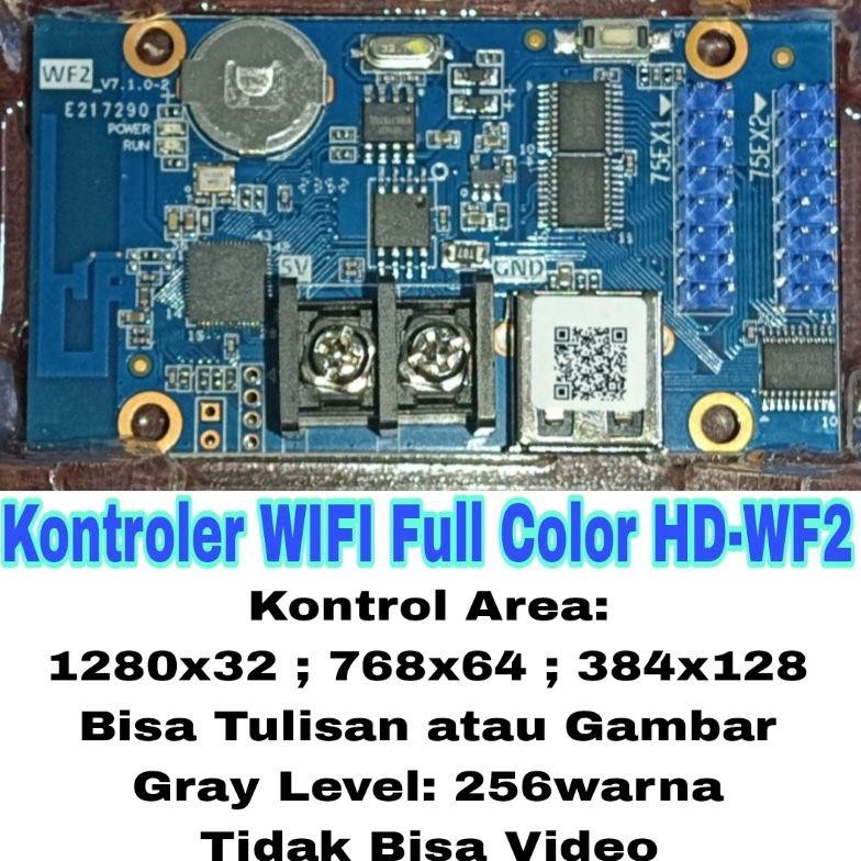 HD WF2 HD-WF2 WIFI Kontroler HUIDU FULL COLOR RUNNING TEXT Nugi