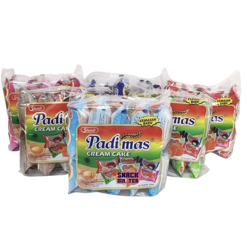 

[GROSIR!!] Padimas Cream Cake 1 DUS isi 10 PAK x 10 PCS - grosir bolu nikmat murah enak Nugi
