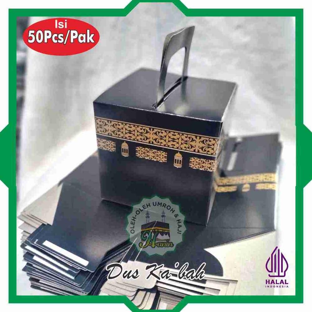 

Dus Model Ka'bah l Box Dus Ka'bah Hitam Oleh Oleh Haji Dan Umrah 1 Pack Isi 50 Nugi