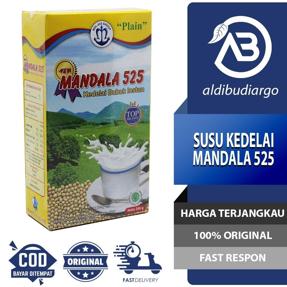

Susu Bubuk Kedelai Mandala 525 MDL 200 Gram Nugi