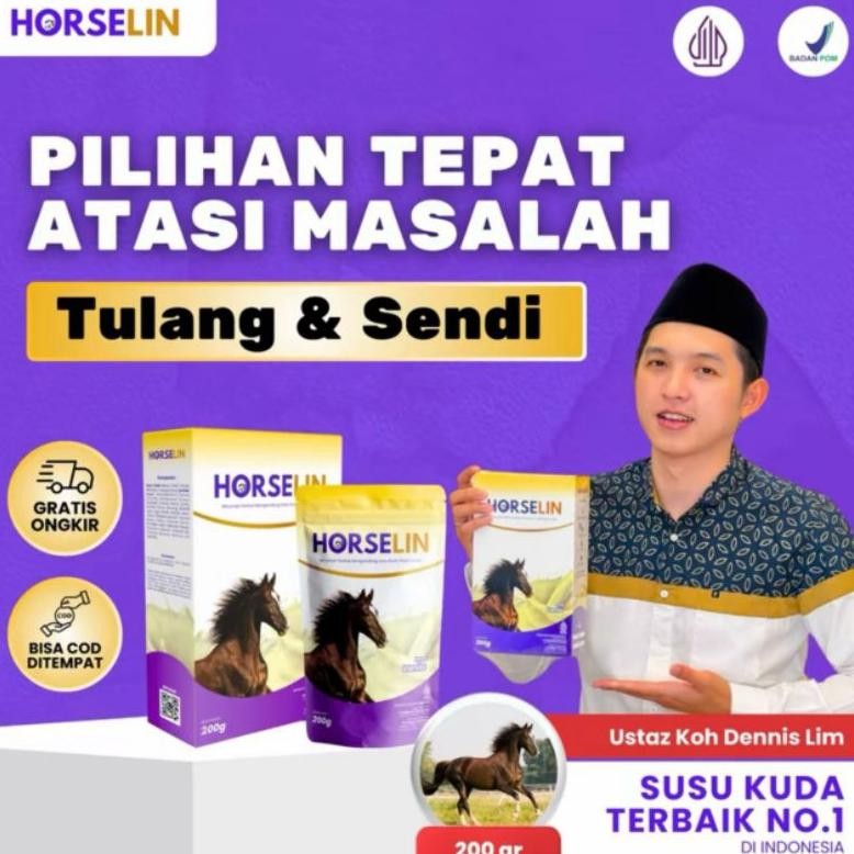 

Susu Tulang Dan Sendi Horselin - Susu Kuda Untuk Nyeri Asam Urat Nugi