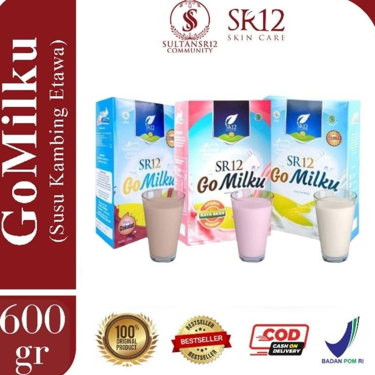 

Susu Go Milku SR12 Susu Kambing Etawa Bubuk Kualitas Premium Tanpa Gula Tanpa Krimer Halal BPOM Nugi