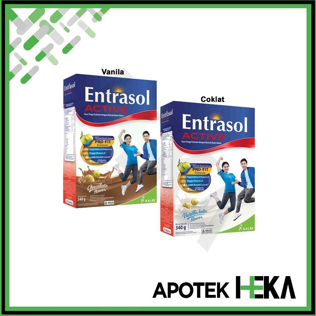 

Entrasol Active 340g Susu Tinggi Kalsium Antioksidan Nugi