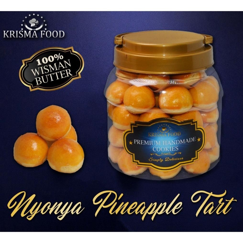 

Krisma Food Nastar Nyonya/ Nastar Klasik Toples/Kastengel/toples putri salju Nugi
