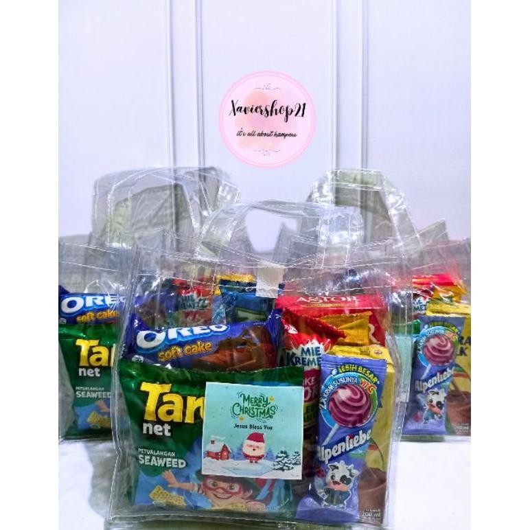 

READY! Paket Snack Kemasan Tas Mika/Paket Snack Premium (FREE STICKER CUSTOM) Nugi