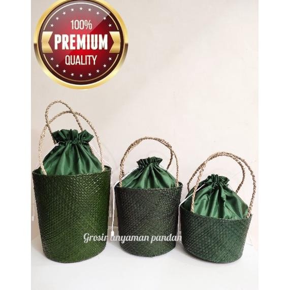 

Tas Pandan EMBER POLOS GG RARA Parcel Souvenir Unik Tas Hampers Natal Keranjang Parcel Nugi