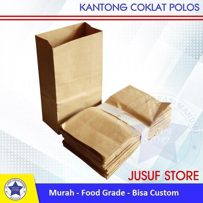 

PAPERBAG COKLAT SAMSON POLOS ISI 100PCS Nugi
