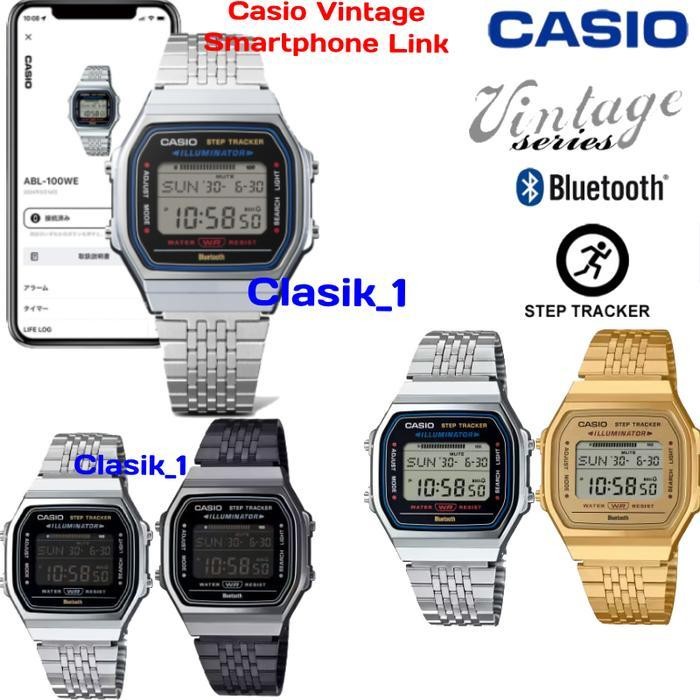 Zjs Original 100% Casio Abl-100We-1Adf Jam Tangan Digital Vintage Abl100 Abl-100We-1A Abl-100Wegg-1B