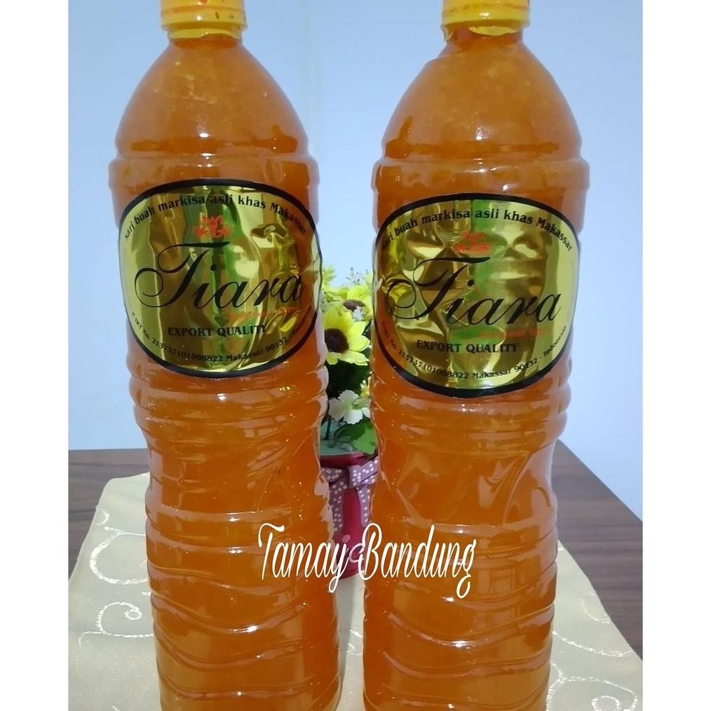 

Markisa Tiara 1,5 ltr-sirup markisa-syrup markisa asli makassar Nugi