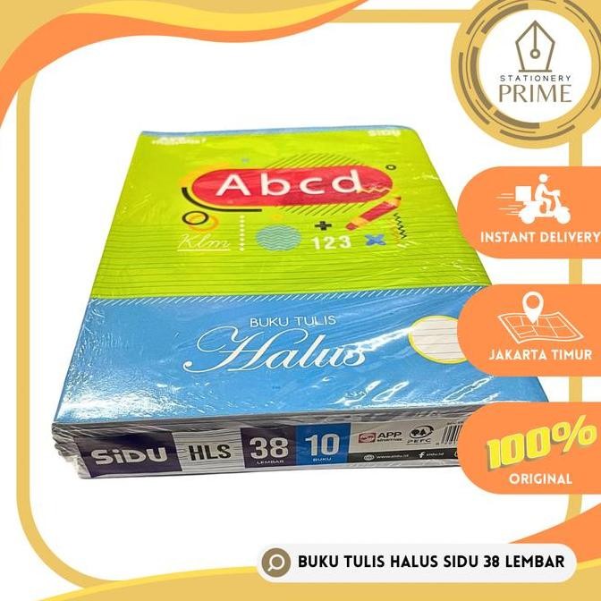 

Buku Tulis Halus / Buku Garis 3 Sinar Dunia ( 1 Pack Isi 10 Buku )