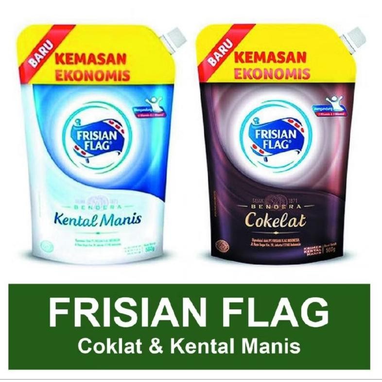 

Frisian Flag Susu Kental Manis 545gr Pouch Rasa Coklat Nugi