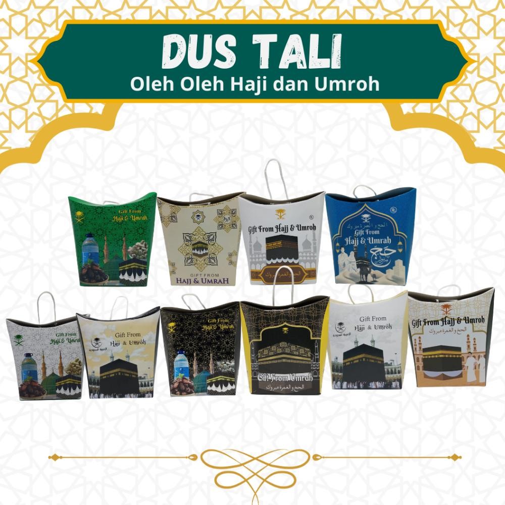 

Dus Tali Oleh Oleh Haji dan Umroh 1 Pack Isi 50pcs, Dus Tengteng, Bingkisan Oleh Oleh Haji dan Umroh Nugi