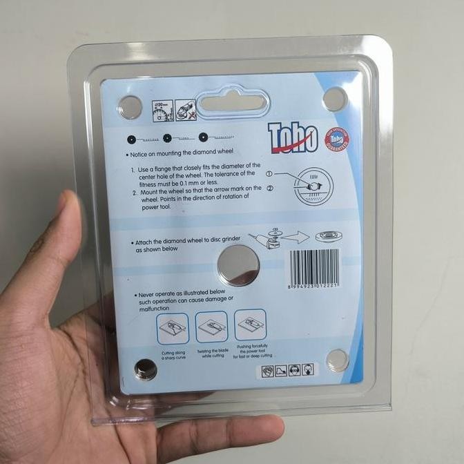 Toho Mata Gerinda Potong Granit Turbo 4" Inch Original