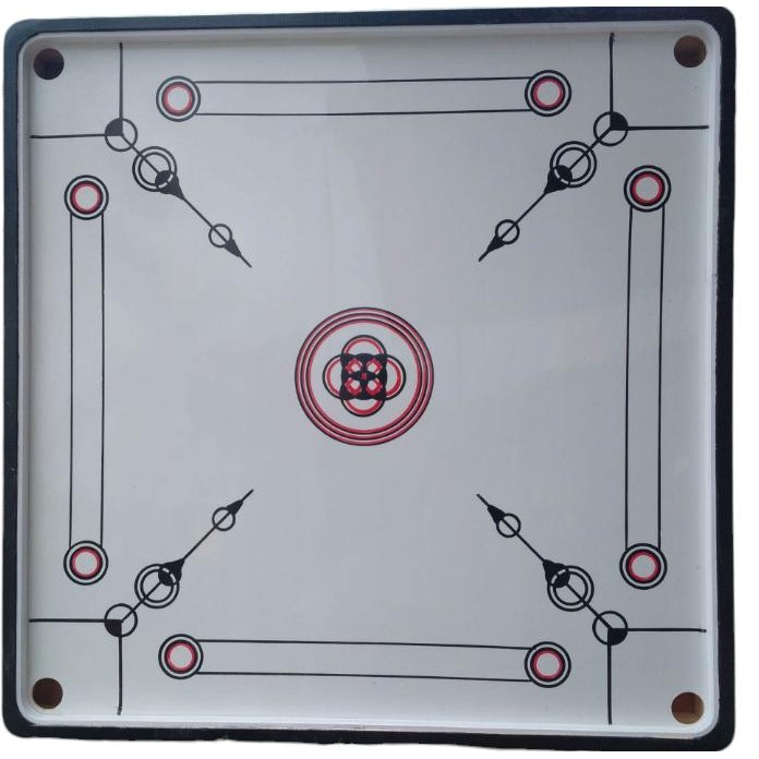 Meja Karambol Besar 100 X 100CM Komplit Biji Dan Kristal