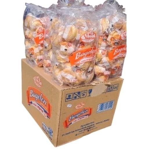 

roti kering bagelen Sharon 1 dus isi 6 kantong (30 pcs per kantong) Nugi