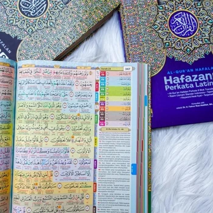 Kp Al Quran Hafazan A4 8 Blok -Al Quran Hafazan Perkata Latin 8 Blok A4