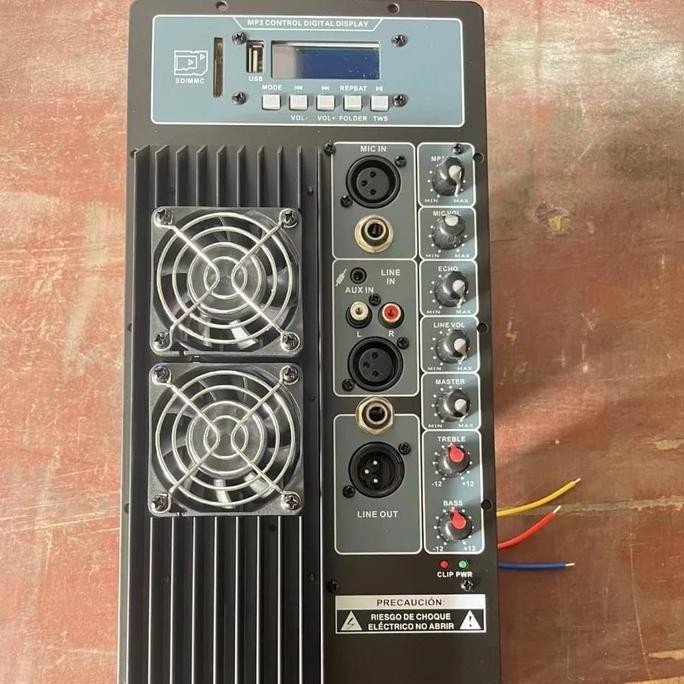 POWER KIT MESIN SPEAKER AKTIF HITAM PL2 MP3 USB BLUETOOTH