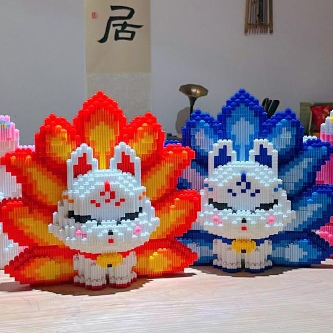 3D Nano Blocks Jumbo Building Block Balok Susun Besar Diy Toys Micro Blocks Mikro Blok Karakter Nine