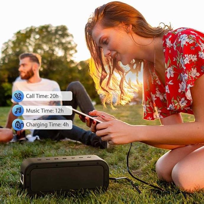 Blitzwolf BW WA5 Speaker 100W Bluetooth Wireless Deep Bass TWS