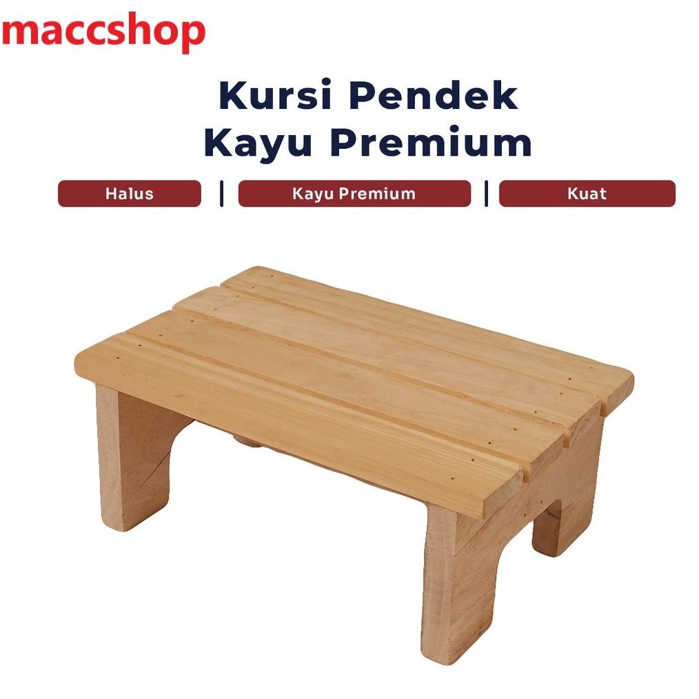 KURSI BANGKU DINGKLIK JONGKOK KAYU PREMIUM SERBAGUNA - BISA ANAK DEWASA WC DAPUR