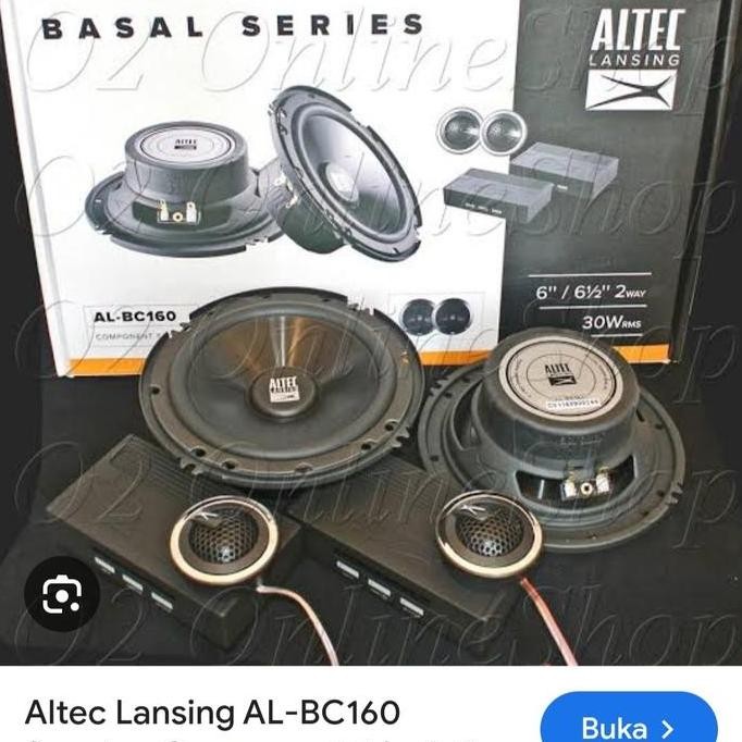 Altec lansing AL BC 160 Component speaker split