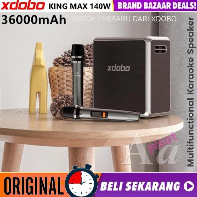 TERMURAH - Original XDOBO KING MAX 140W RMS Audio Wireless Bluetooth