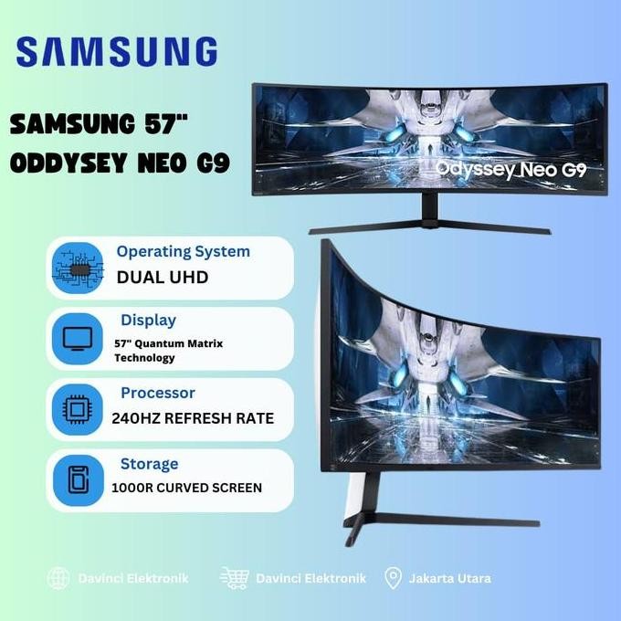 SAMSUNG ODYSSEY 57INCH NEO G9 WHITE