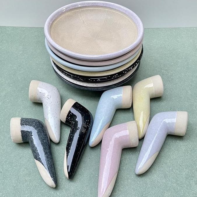 Ceriche Cobek sambal Keramik & Uleg Keramik / Cobek Aesthetic Kekinian